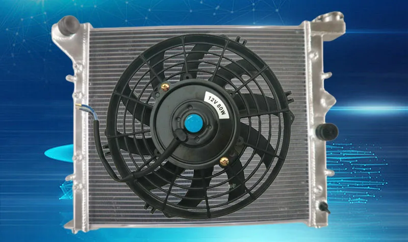 Aluminum radiator + fan FOR TOYOTA MARK II MK2 JZX90 1JZ GTE 1992-1996 92 93 94 95 96 1993 1994 1995