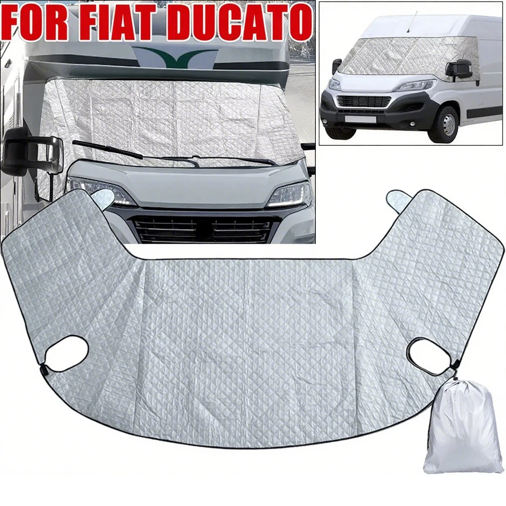 Motorhome Thermal Windscreen Screen Cover Wrap Black Out Blinds For Fiat Ducato Peugeot Boxer Citroen Relay Motorhome Accessory