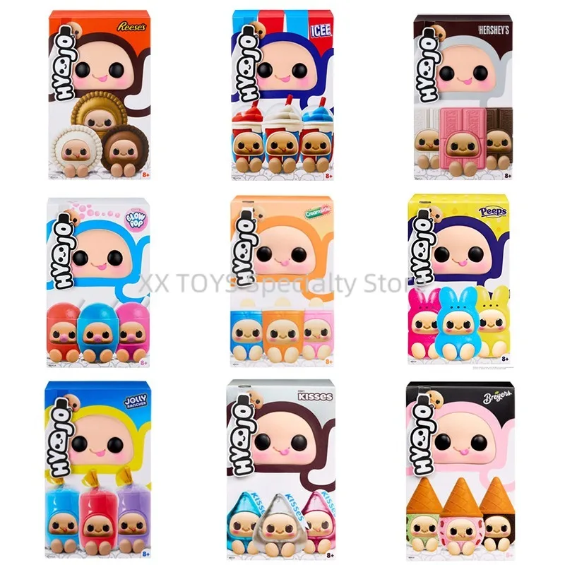 

Original HYOJO Series 1 CUDDLECTIBLES 10cm Squeeze Toy Hershey ICEE Reese's Blow Pop Cute Kawaii Squishy Figure Collectible Gift