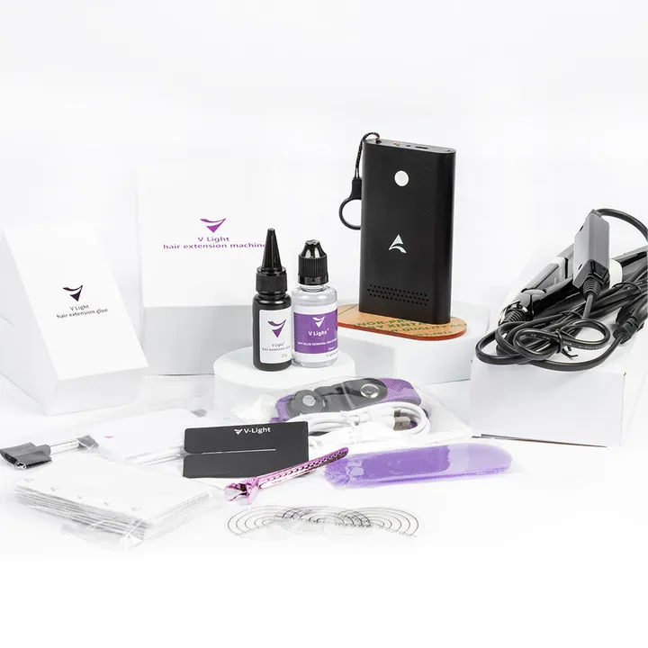 

Оптовые профессиональные салонные инструменты V Light Machine Бразильские наращивание волос Различные стили, включая волнистые локоны в наличии