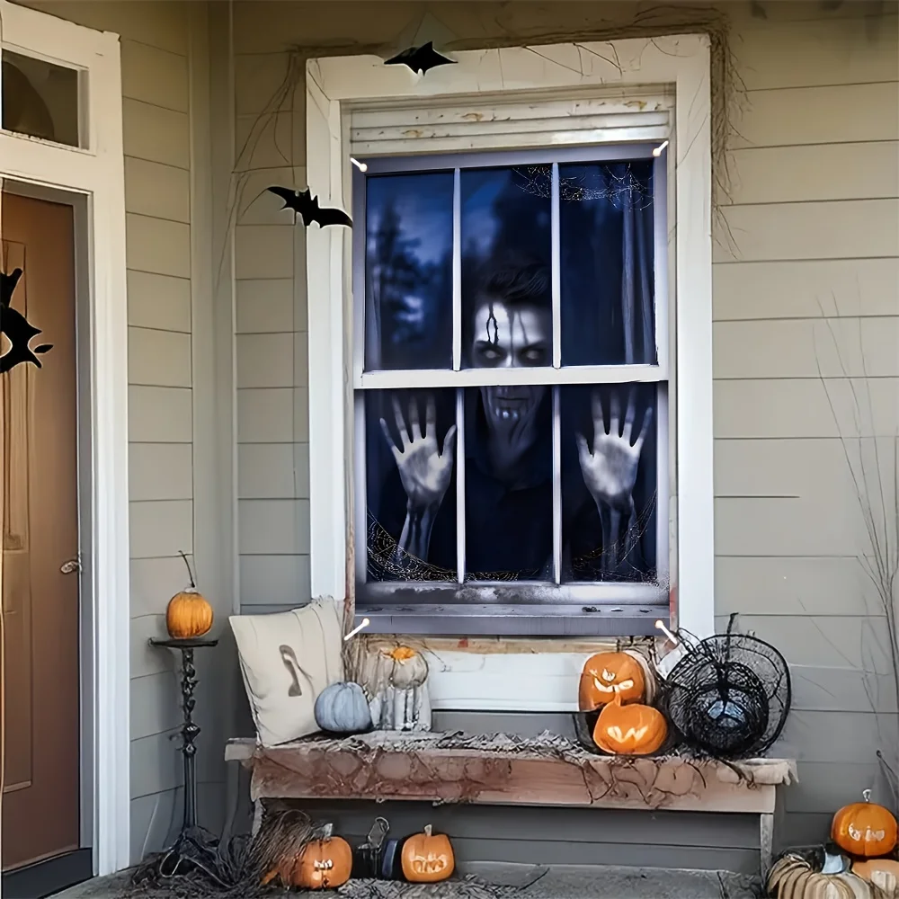 Ghost Halloween Ghost Window and Door Banner - 47.2 