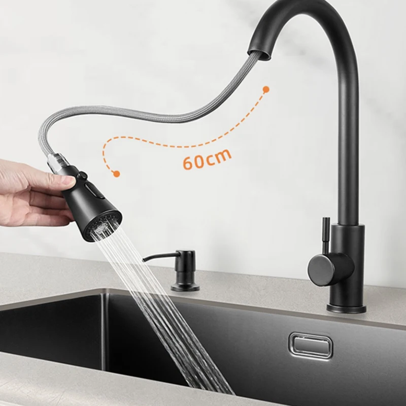 Black Kitchen Wash Basin Nano Sink Large Single-slot 304 Stainless Steel Sink Above Counter/Udermount Drain Faucet Accessories