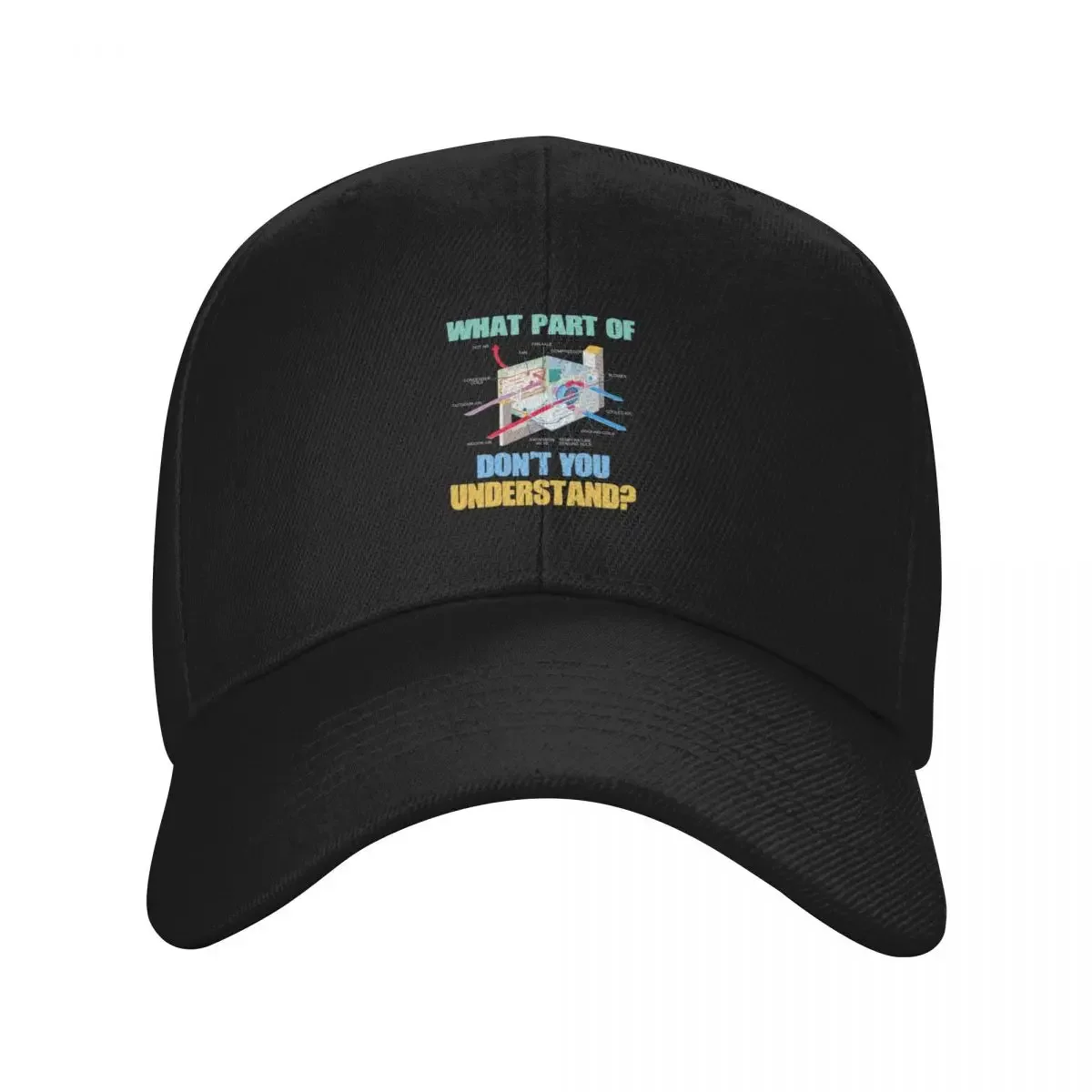 What Part Dont You Understand HVAC Installer Baseball Cap western Hat |-F-| Golf Hat Man Hat men Women's Beach Outlet 2025 Men's