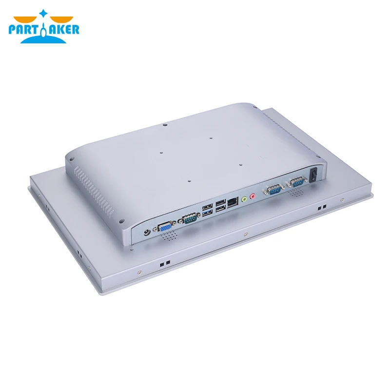 Partaker 15.6 Inci Layar Sentuh Industri Semua Dalam Satu Panel PC Terpasang Di Dinding Industri Komputer AIO J1900 I3 I5 I7 Desktop CPU