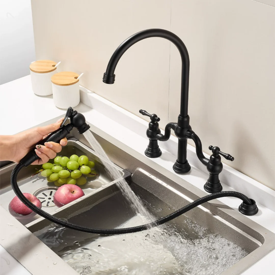 Grifo de cocina antiguo, cabez - Commercial Kitchen Taps reseña y precio
