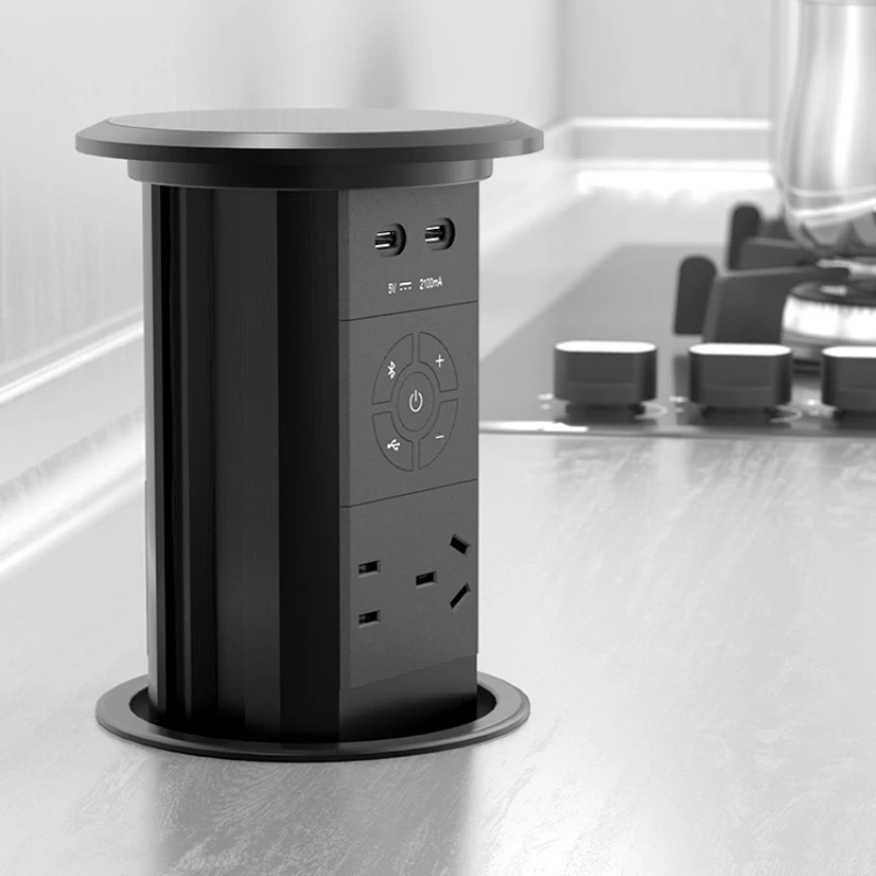 

Lifting Socket Embedded Island Kitchen Electric Smart Hidden Desktop Power Strip Tomada Inteligente 멀티탭 Extension Power Cord