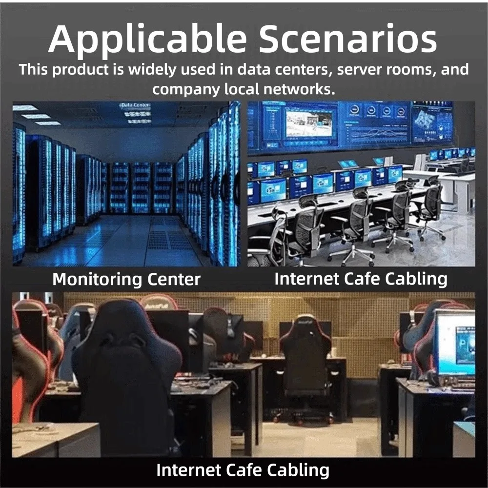 Trunking 1U Cable Management Horizontal Mount 12/24 Slot Metal Wiring Duct Network Cable Management Rack Data Room