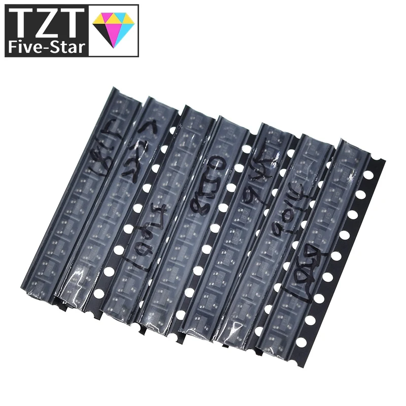 18 أنواع * 10 قطعة = 180 قطعة 2N2222 S9013 S9014 S9015 S9018 S8050 S8550 5551 5401 2N3904 2N3906 C1815