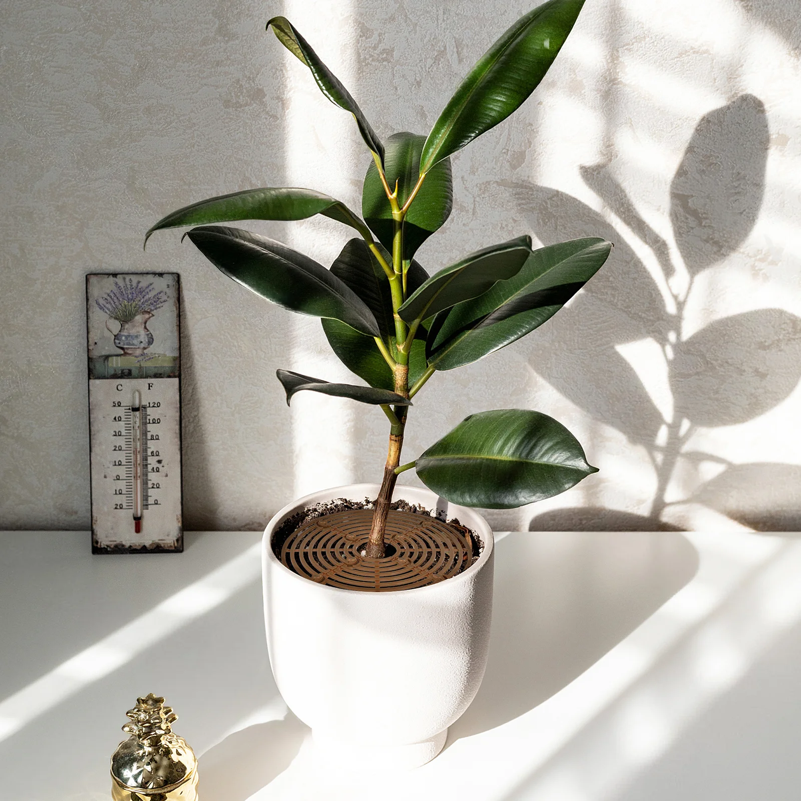 

2pcs Plant Pot Cover Flowerpot Accessory Durable Flower Pot Grid For Garden Office Waterproof Accessory