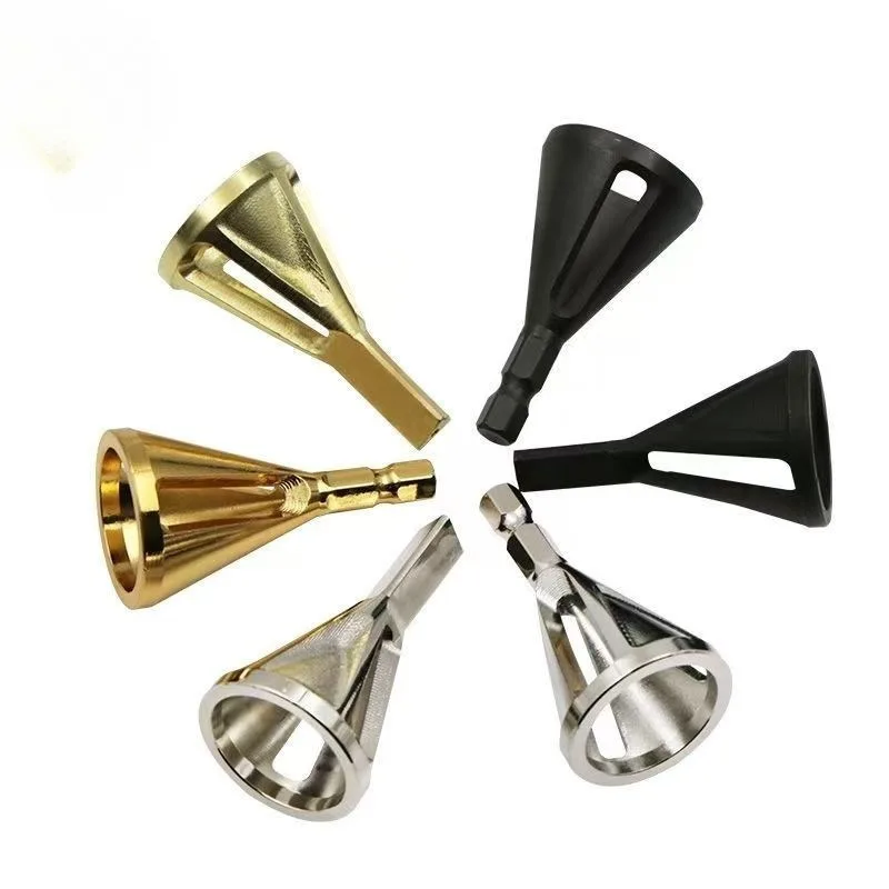 Hex Shank Deburring Scraper External Triangle Chamfering Tool for Electric Drill