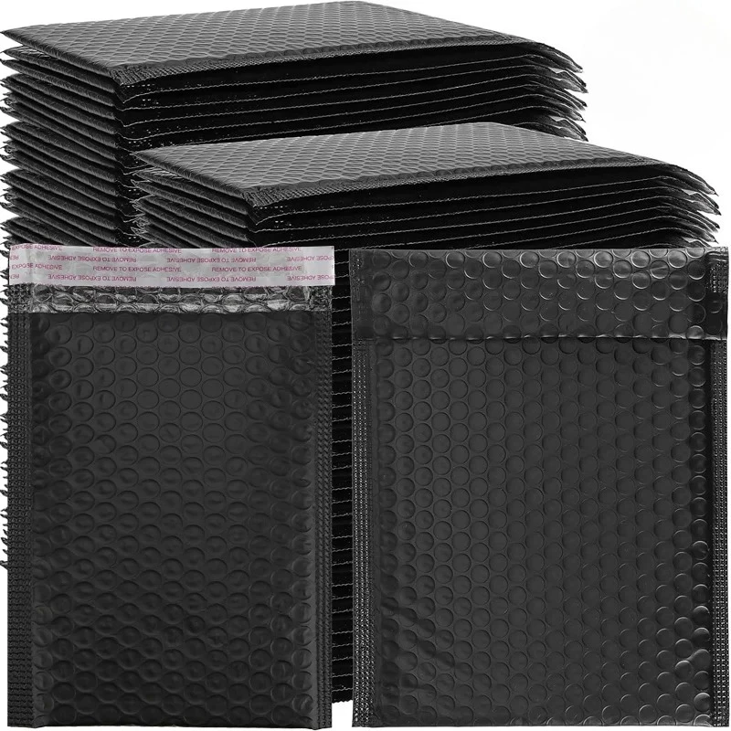 Bolsas de sobres de burbujas para sobres, bolsa de embalaje de regalo impermeable autosellada, bolsa acolchada para sobres de envío, suministros de negocios, 5 uds.