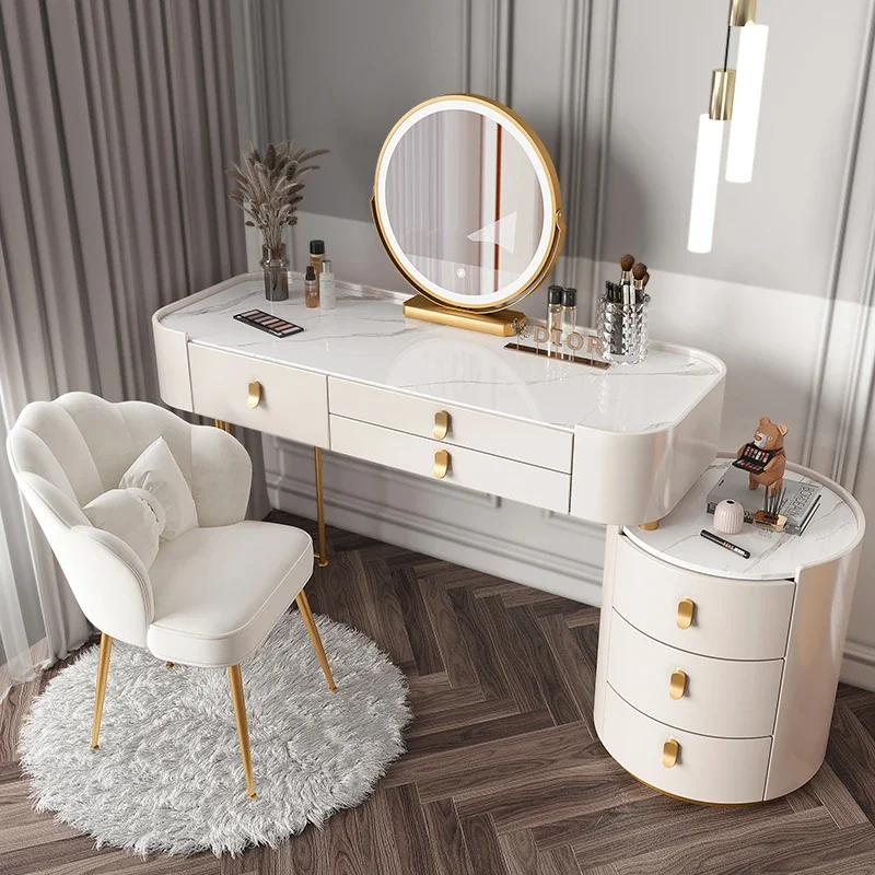 

Bedroom Drawers Dressing Table Storage Organizer Mirror Vanity Dressing Table Mobile Hotel Coiffeuse De Chambre Furniture