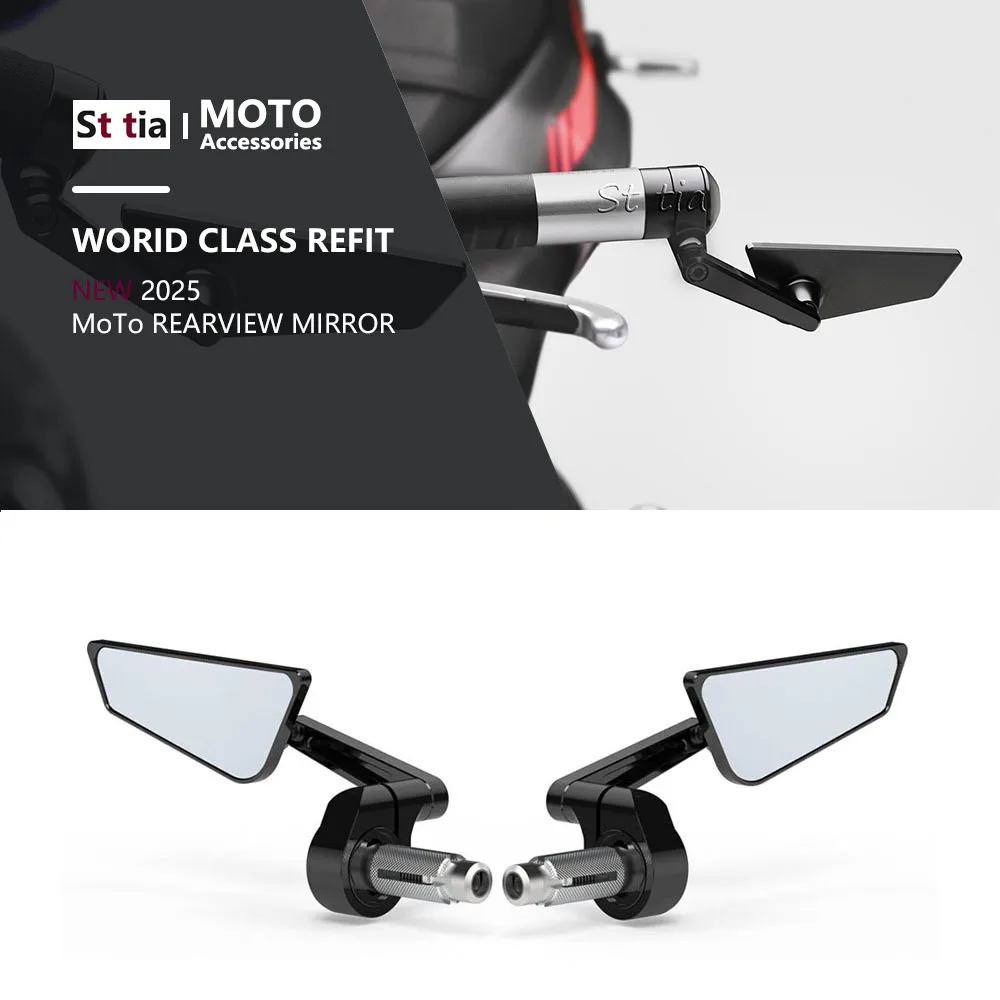 

New Motorcycle Black Rearview Mirror Aluminum Rear View Mirrors For Ducati Streetfighter V4 S V4S STREETFIGHTER V2