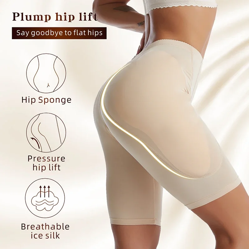 AfruliA Fake Ass Hip Pads Enhancer Butt Lifter Waist Trainer Shapewear Body Shaper Padded Underwer Panty Fajas Colombian Girdles