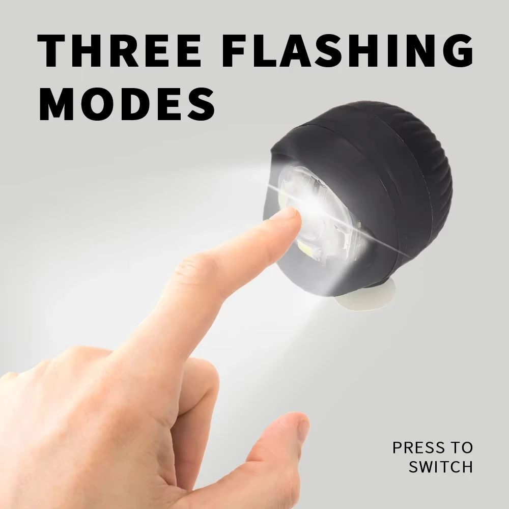 New2PCS LED أضواء الأحذية البلاستيكية العلوي الأحذية السحر اكسسوارات للركوب الليلية الأنشطة في الهواء الطلق النعال زر 3 طرق الإضاءة #3