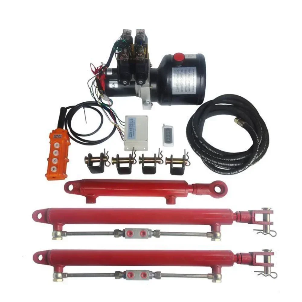 

Ladder car modified electronically controlled hydraulic remote control automatic ladder self-unloading hydraulic tipping bucket