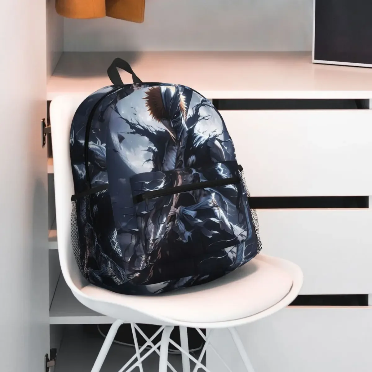 

Bleach CartoonStudent Backpack School Bag Hiking Travel Daypack for Boys Girls Fashion Bookbag Shoulder Bags