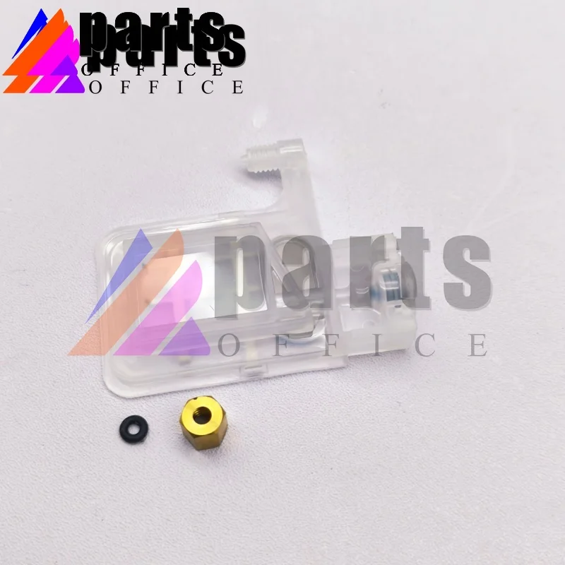 10pcs Transparent DX5 xp600 big ink damper support for EPSON DX5 XP600 4720 I1600 printhead I3200 damper filter with nut