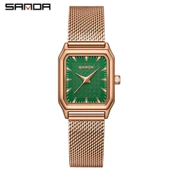 SANDA 1121 Fashion elegant Mini women's Water Resistant Quartz Movement Business Women New Arrival Analog Wrist Watch Hands