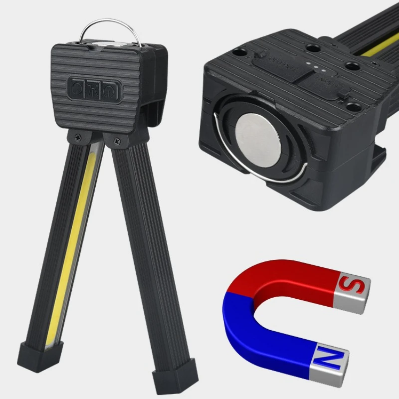 90° Rotation COB Work Light USBC Rechargeable Bright Flashlight 7 Modes Portable Camping Torch Outdoor Waterproof Emergency Lamp