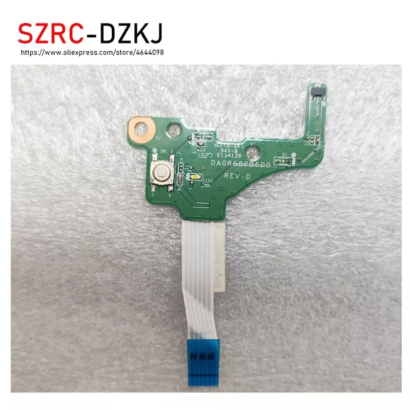 

SZRCDZKJ Power Switch Button Board For HP Pavilion 17-E TPN-Q118 Q117 15-e064TX 14-E 720673-001 DA0R68PB6D0