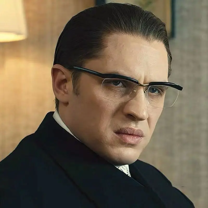 Film legenda Tom Hardy okulary Cosplay metalowe Unisex okulary blokujące niebieskie światło blokujące okulary komputerowe lekkie okulary przeciwsłoneczne akcesoria