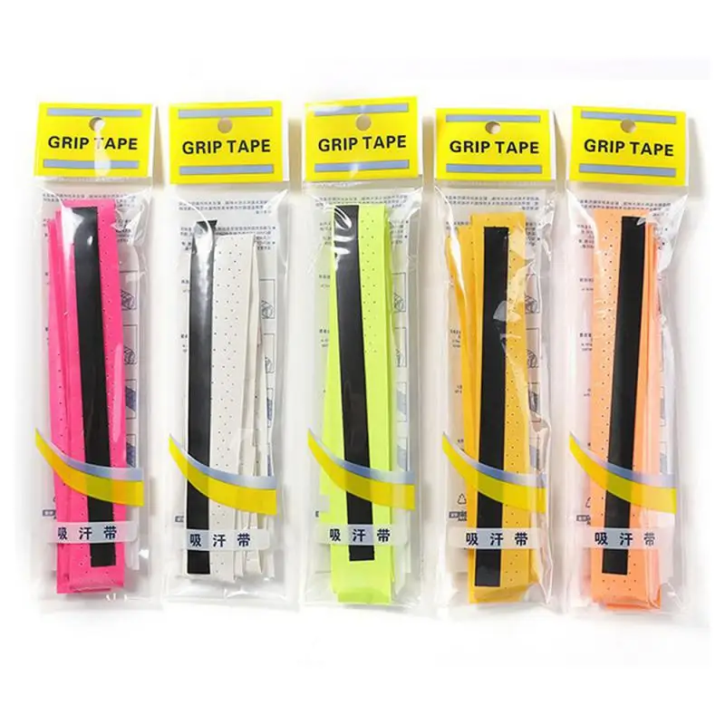 브랜드 미끄럼 방지 라켓 그립, 배드민턴 오버 그립, 스웨트 밴드, 야외 스포츠 액세서리, 테니스 테이프, 핸드 그립, 6 가지 색상