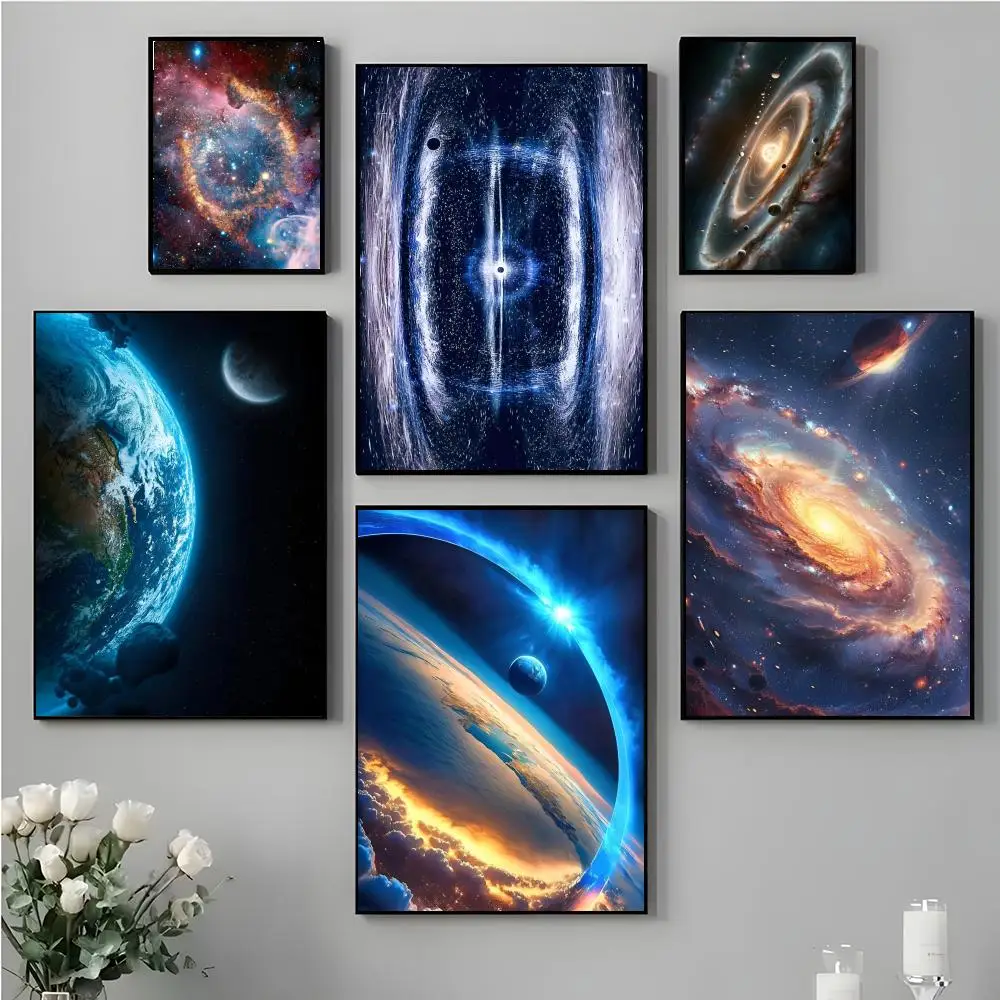 Fashion Cosmic Infinite U-Universe Space Poster High-definition stickers ideal gifts for living rooms hallways