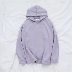 Women Oversized Hoodies Sweatshirt Purple Blue Fall Tops Fashion Outfits