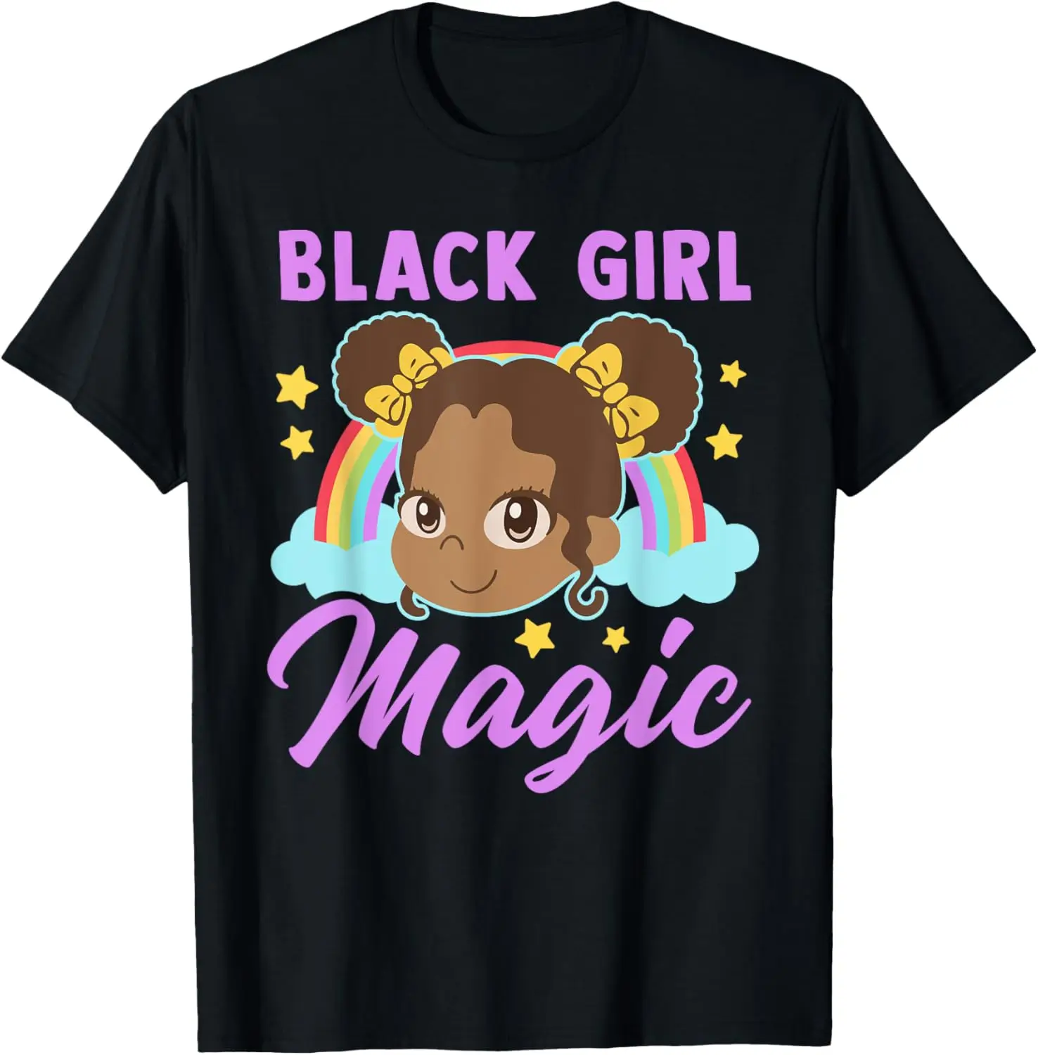 Black Girl Magic African American Melanin Kids Toddler Gifts T-Shirt