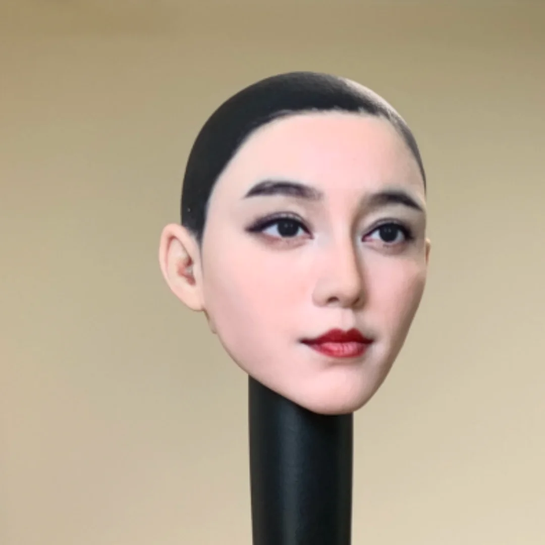1:6 1/6 Wu ze Tian 3D Girl Head Sculpture Asia For 12" TBl PHFigure Model Toy Fit 12'' PH TBL Figures collection