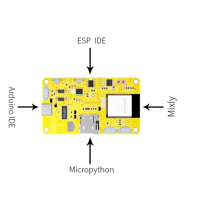 ESP32 LVGL WIFI&Bluetooth Development Board 2.4 inch LCD TFT Module 240*320 Smart Display Screen With Touch WROOM image 4