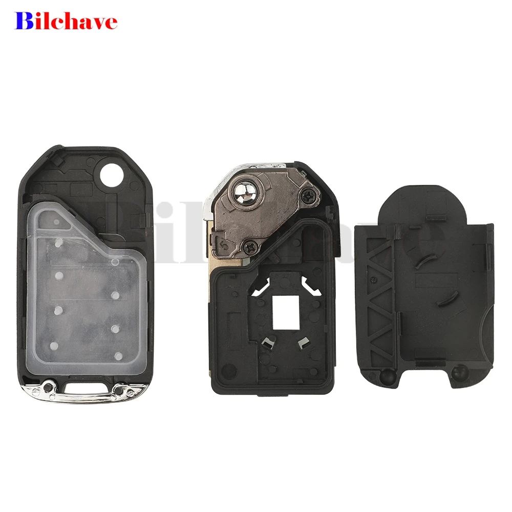 

Чехол для автомобильного ключа jingyuqin 2/3BNT для Honda Civic, Accord, City, CR-V, Jazz, XR-V, Vezel, HR-V, FRV, Spirior, JADE, сменный корпус для ключа с дистанционным управлением.