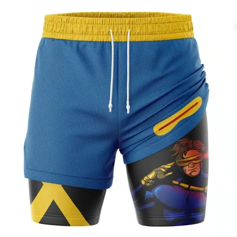 Double Layered Shorts, Suitable for Men's Summer Hiking and Casual Beach Pants