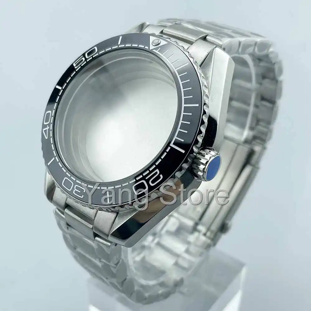 

43.5mm waterproof stainless steel watch case, suitable for NH35A, NH38A, 600m Skyfall, suitable for 33mm bezel QhcxbqnS, 500mm