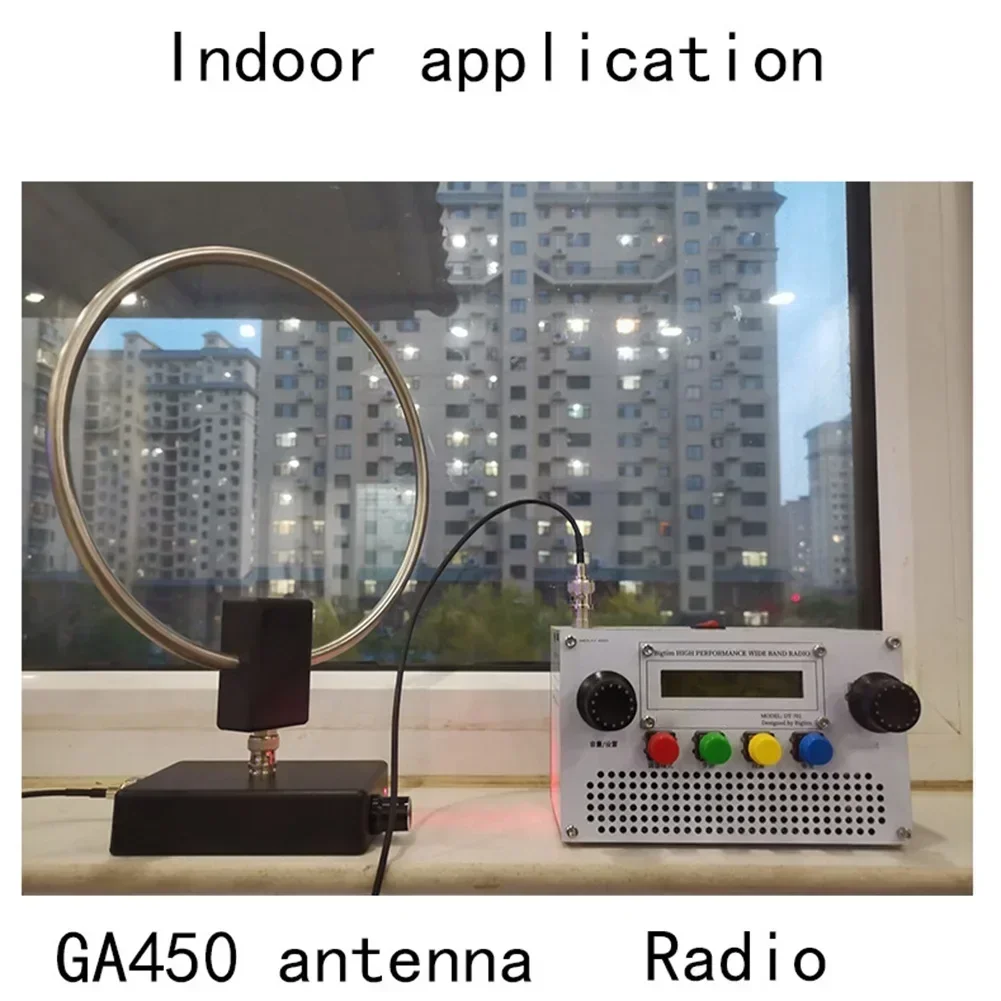 

GA-450 GA450 Loop Antenna Short Medium Wave Radio Antenna SW 2.30-30MHz MW Connectors Replacement Parts Power Tools Accessories