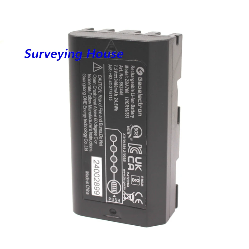 7.2V 3400mAh Geomax ZBA700 battery