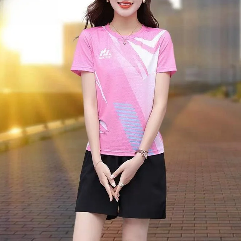 

Комплект спортивной одежды TUCANO Faion, женский летний комплект 202, повседневный свободный комплект для похудения, комплект из двух предметов для бега, ort Sve round Ne