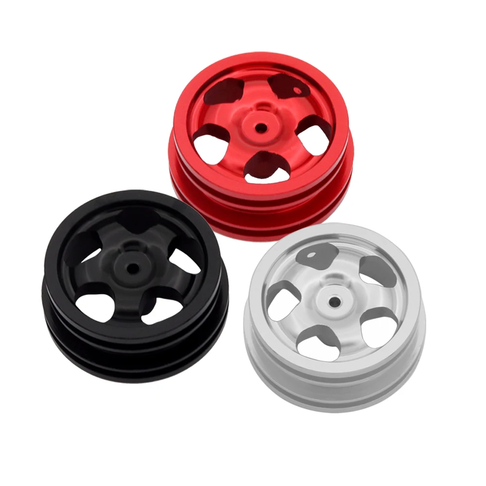 MN82 LC79 4pcs Metal Wheel Rim Wheel Hub 1/12 RC Car Upgrade Parts Accessories