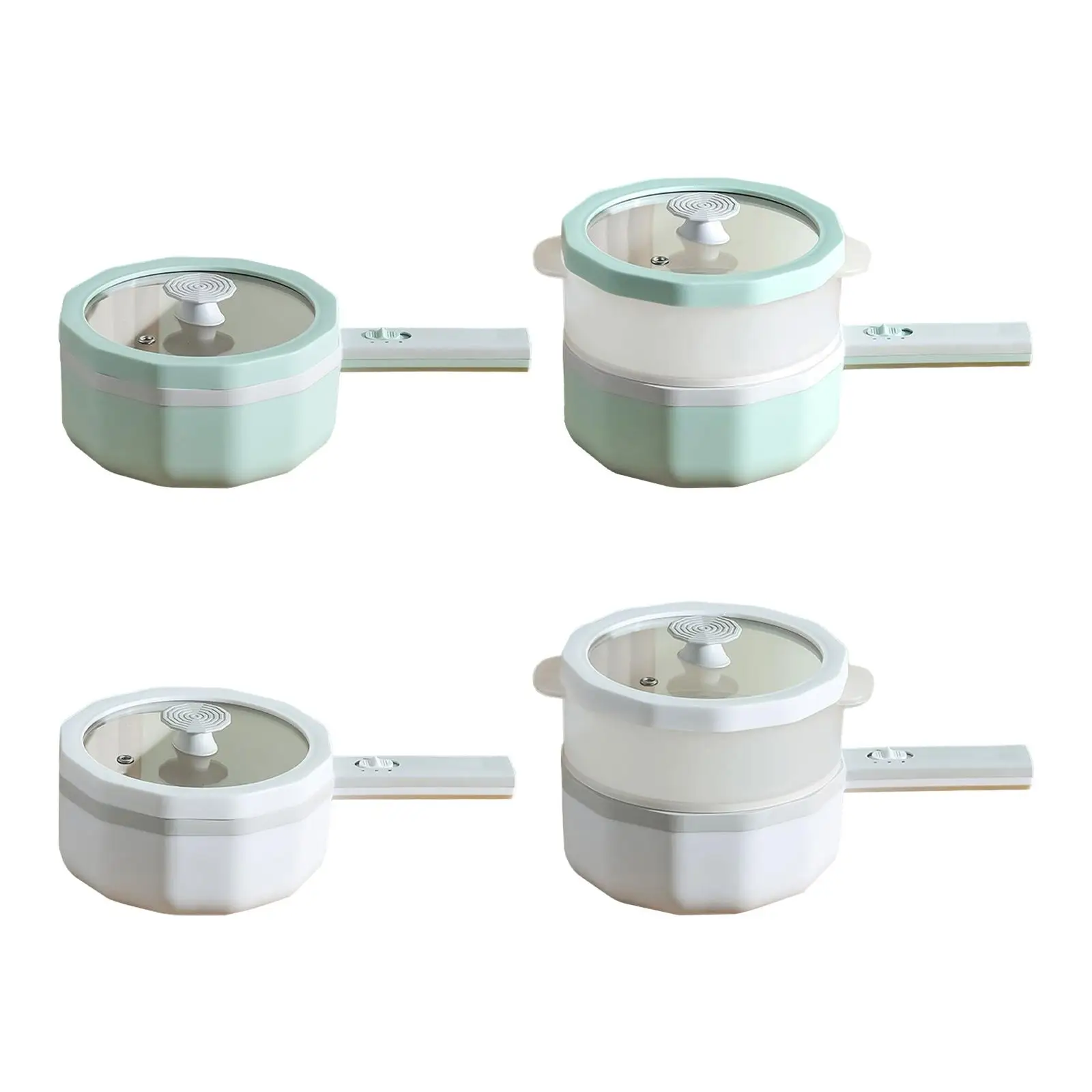 

Electric Hot Pot Wok Household Electric Rice Cooker for Steak Dumpling Ramen