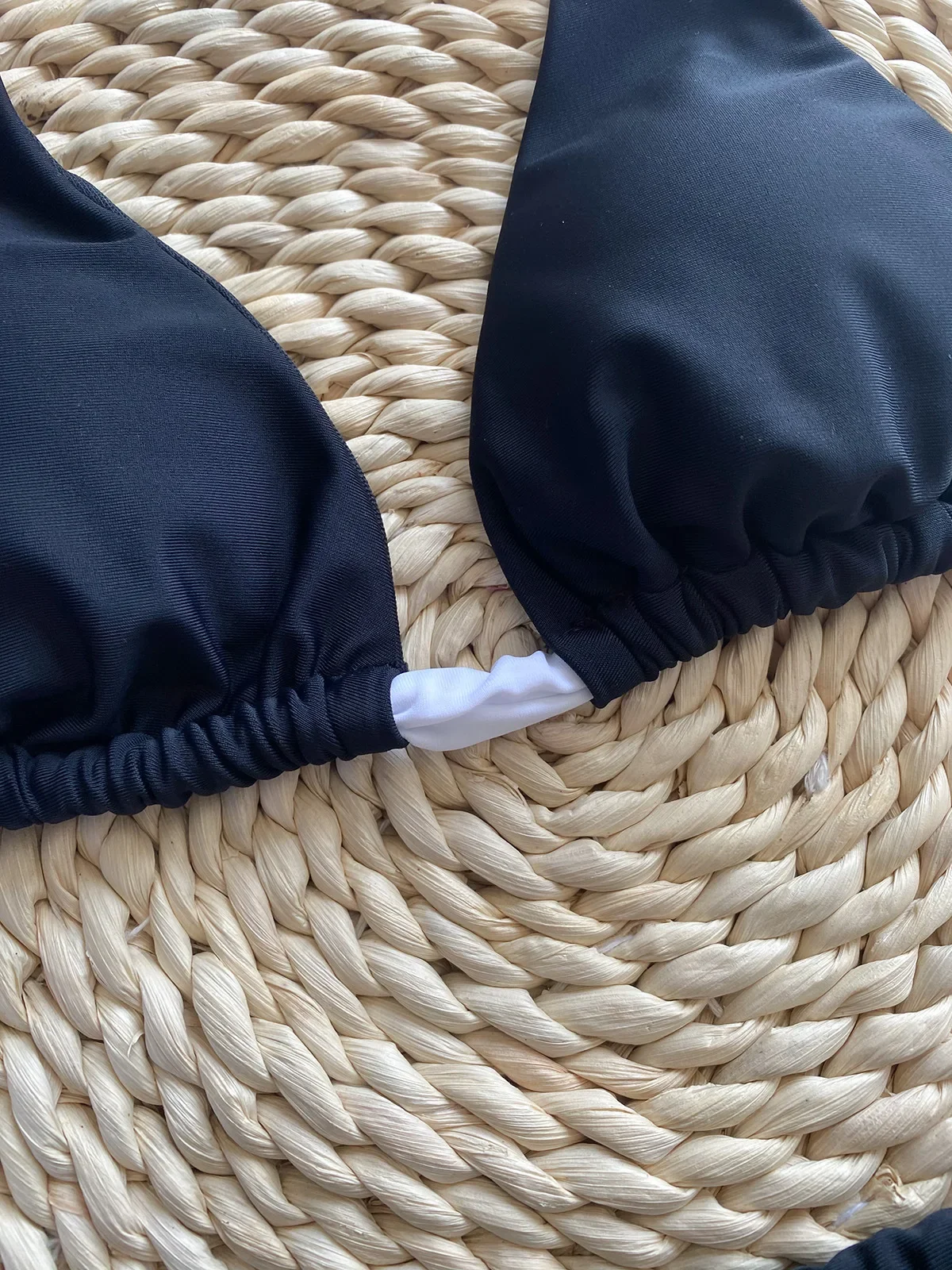 Sexy negro bloque de color blanco micro mini bikinis conjuntos de dos piezas traje de baño ropa de playa mujeres tanga trajes de baño biquini