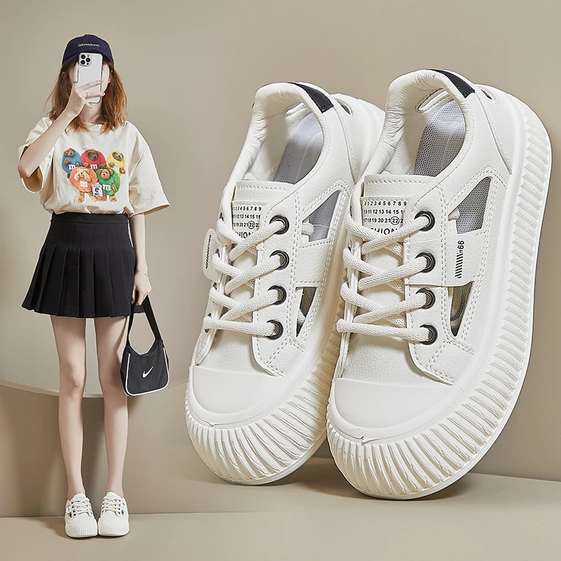 

Women Shoes 2025 New Autumn Trendy Brand Torre Female Thick Sole Increased Casual Flow Reflective Sports Running Trendy Shoes