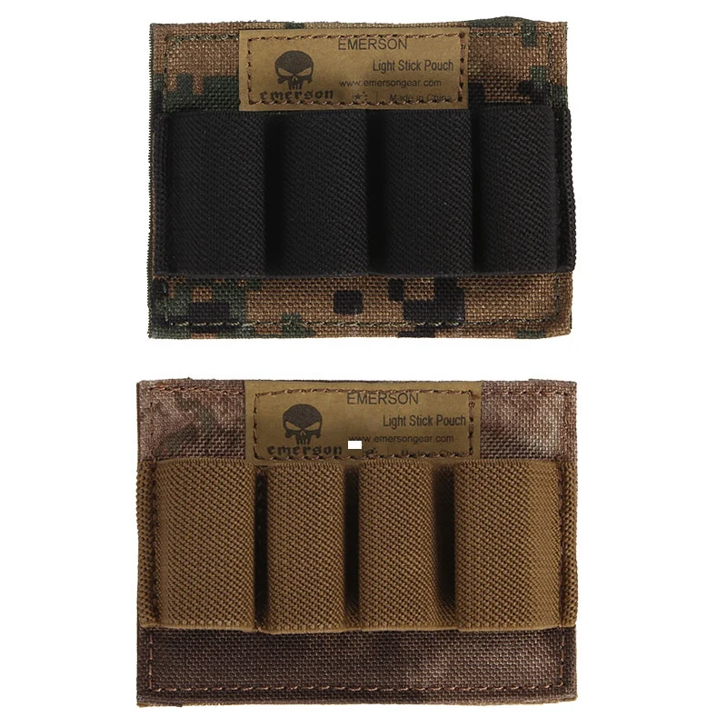 

Emersongear Tactical Electronic Glow Stick Pouch B Modle Hook And Loop Carry Bag Portable Airsoft Hunting EM6061