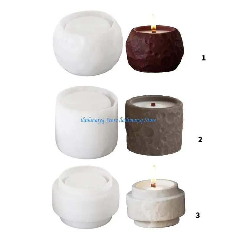 

573B Multipurpose Sturdy Silicone Cylinder Holder Mould Set Portable for Resin Plaster Craft Supplies Assorted Sizes