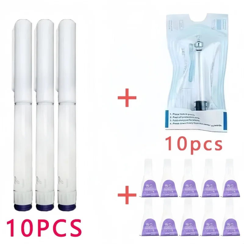 Hyaluron Pen, Pluma de Inyección de Péptidos Desechable, Aguja Mágica de Belleza, Control Preciso de Dosis, Herramienta de Belleza Portátil para el Hogar, Sin Medicamentos