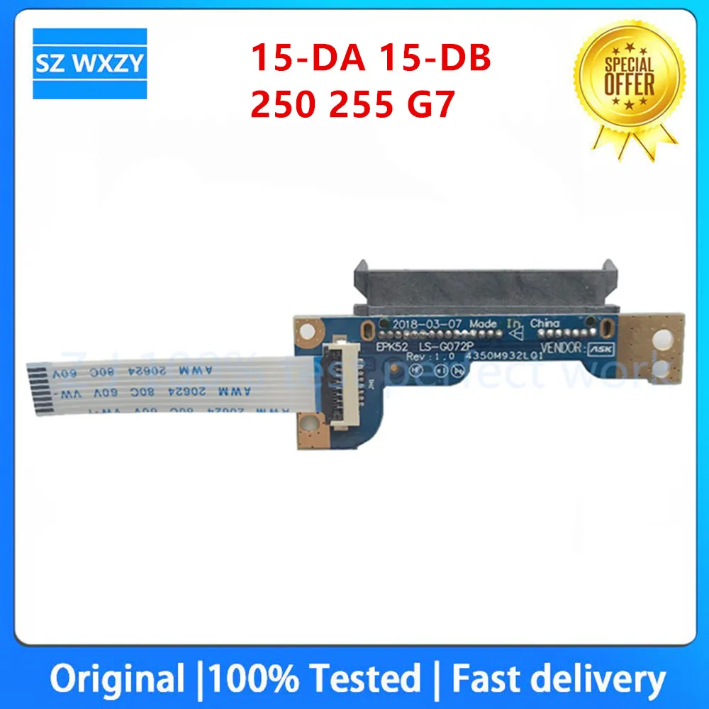 NEW Original For Hp 15-DA 15-DB 250 255 G7 HDD HARD DRIVE CONNECTOR CABLE BOARD LS-G072P 435OM932L01 8pin 100% Tested Fast Ship