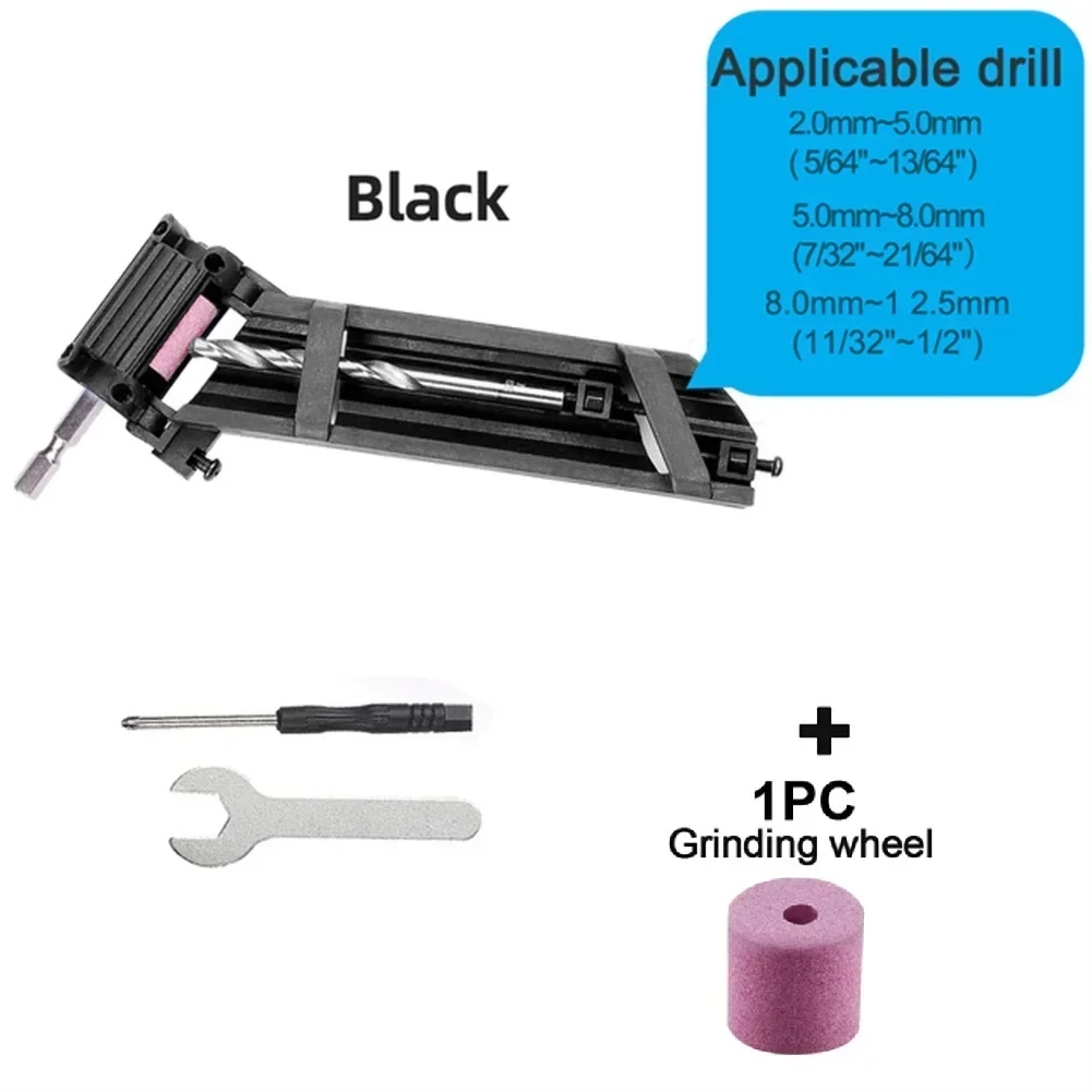 Portable Drill Bit Sharpener 1 Set Corundum Grinding Wheel Bit Tool Twi St Drill Bit Sharpening Machine