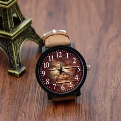 Hot Sell New Fashion Wrist Watch Large Dial PU Women Watch Ladies Quartz Wristwatches For Woman Clock Female Clock