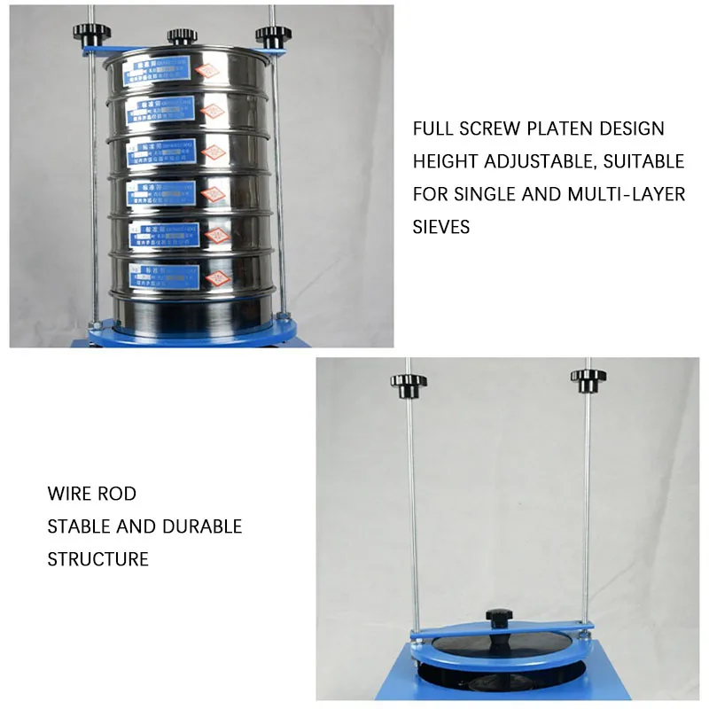 200-type laboratory standard sieving machine inspection vibration sample electric shaker machine