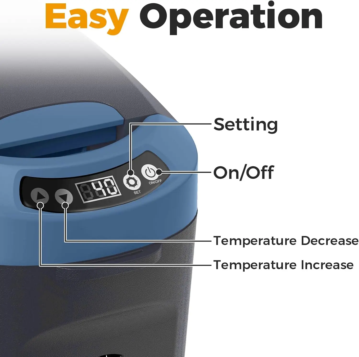 Réfrigérateur de voiture portable AB15 12V 16QT, refroidisseur de camping-car pour camping, voyage, SUV, fourgon